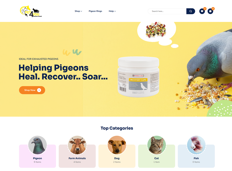 Pet4You.lk E-Commerce Website